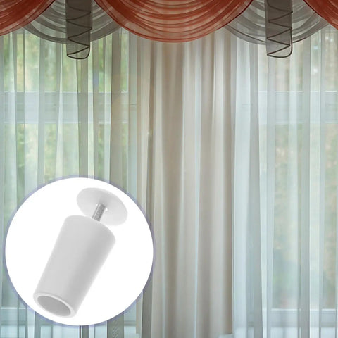 Seal The Deal On Window Upgrades With These Knockout Roller Shutter Stops white plastic blind roller buffer with sheer curtains.