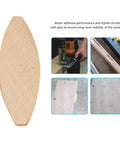 Solid Wood Joining Biscuits Set, 100 Pcs with 0 10 20 Size Options, shown with woodworking tools and wood pieces for joinery.