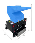 Industrial Grade Plastic Shredder And Grinder Crusher for bottles, barrels, wood, nylon, heavy duty pulverizer, 15KW three phase 208V