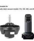 Universal Swivel Wheel Replacement for Eufy RoboVac 11S 15C 30C 25C displayed next to vacuum model
