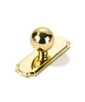 Heavy Duty Zinc Alloy Cabinet Knobs 2 Pack With Solid Backplate Hella Sturdy Drawer Pulls For Kitchen Cupboard And Dresser Hardware Slick Champagne Bronze Finish close-up view of a gold cabinet knob with solid backplate