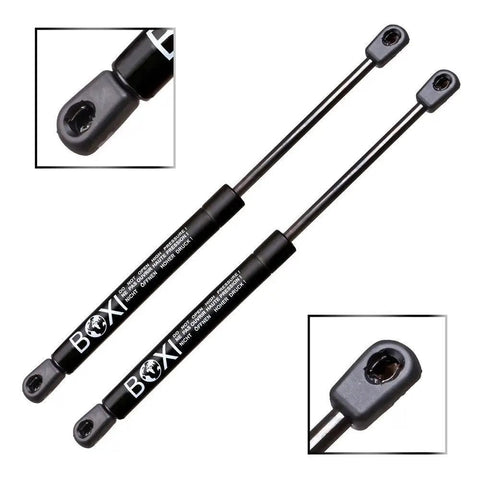 Heavy Duty Trunk Lift Supports And Gas Struts For Infiniti G20 1999 Through 2002 Sedan with black finish and eyelet ends.