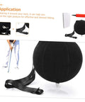 Three Piece Golf Swing Trainer Inflatable Posture Aid with Inflator Portable Practice Tool for Golfers of All Levels Helps Correct Posture and Improve Swing Technique Great for Beginners and Golf Lovers Random Color shown with inflator and strap