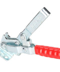 Beefy Toggle Clamp With Quick Release Hold Down Fixture for metal plates and circuit boards, iron and plastic build, anti-slip handle