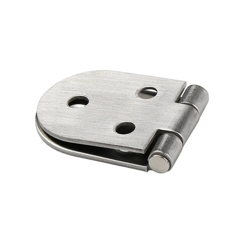 Premium Self Supporting Flush Hinges For Folding Sewing Machine Tables, stainless steel, compact design for secure cabinet support.