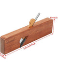Premium Professional Grade Single Pull Hand Planer on wooden body, 245mm long, ideal for clean cuts in wood and plaster edges.