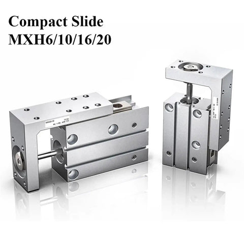 Precision Pneumatic Linear Guide Cylinder Featuring Rock Solid Side Rails And Heavy Duty Support Rods For Dead-On Alignment.