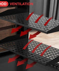 Rock Solid 1U Server Rack Shelf With Smart Ventilation To Keep Your Gear Chill Cantilever Wall Mount shown with ventilated design.