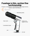 Beast 3/8 Inch Pistol Grip Pneumatic Drill with 1/4 NPT Connection and 1800 RPM Speed showing start switch and comfortable handle.