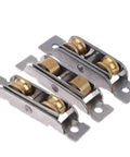 Heavy Duty B 88 Type Slide Door Pulley With Double Wheel Support For Seamless Window Track Hardware, stainless steel steel rollers.