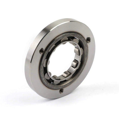 Full Send And Rock Solid One Way Starter Clutch Assembly Replacement For Kawasaki Klx140 Klx125S Klx150S Klx140L Klx140G Klx140S 2008-2020 Oem 13193-0005 steel clutch with visible internal mechanism.