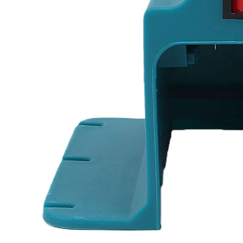 Cordless Mini Bench Grinder Featuring Two 4000Mah Cells 200 Watt Power 7000 RPM Speed 70mm Grinding Wheel portable angle polisher side view