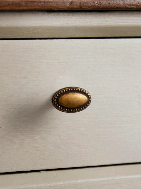 Five Pack Antique Brass Cabinet Knobs And Vintage Drawer Pulls Zinc Alloy Hardware For Kitchen Cupboards And Dressers on drawer