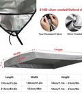 Porch Swing Canopy Replacement Cover 75x47 or 84x48 Inches Universal Top Cover for Garden Swing Waterproof material details