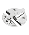 Heavy Duty 316 Stainless Steel Marine Latch 58mm Rust Proof Catch Lock for Boat Door Cabinet Hatch Premium Security Gear Solid with polished finish.
