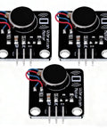 Dope 3 Pack DC5V Vibration Motor Module With MOS Drive, 9000RPM Flat Vibe Motors For Wearables, PWM Compatible, 30mm By 21mm, High Speed Tactile Feedback For Smart Devices And DIY Haptic Alerts, three modules