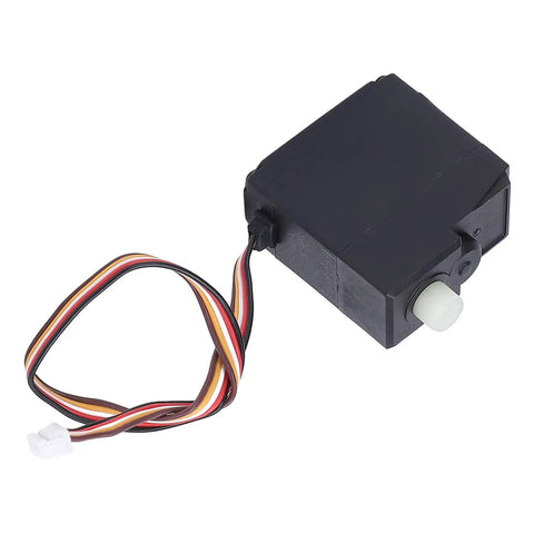 High Performance RC Steering Servo Motor For Rc Cars 16101 16102 16103 16201 with five wire connector and black plastic housing.