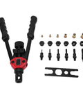 Rivet Nut Tool Kit With 175 Metric Rivet Nuts And 6 Mandrels M3 4 5 6 8 10 Plus Hand Setter displayed with components
