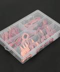 110 Piece Dent Puller Rings Round For Car Body Welding Repair Tool Set in clear plastic case