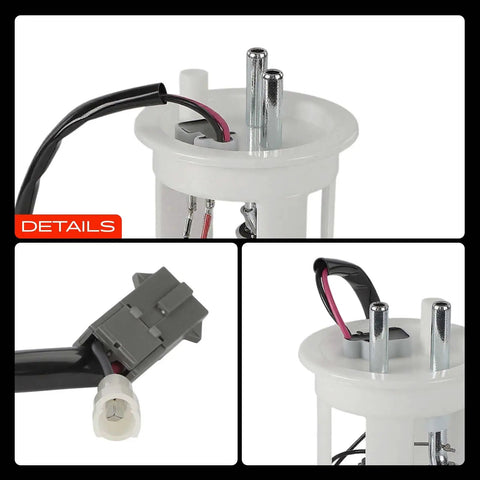 Top Shelf Electric Fuel Pump Module Assembly For Volvo 850 C70 S70 V70 With Sender And Filter shows detailed connectors and assembly structure.