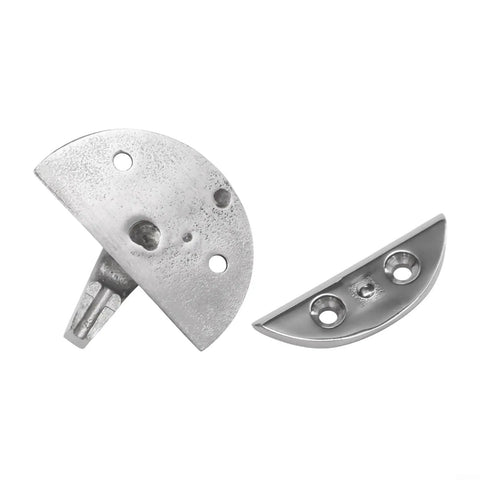 Rock Solid Marine Grade 316 Stainless Steel Round Twisting Lock Boat Latch Saltwater Ready Door Catch 58mm silver finish hardware