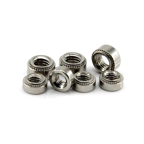 Badass Durability 304 Stainless Steel Self-Clinching Rivet Nut Assortment includes M2 to M10 sizes of locking nutserts