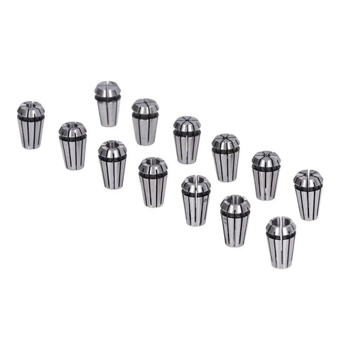 Pro Grade 13Pcs ER11 Spring Collets Set From 1.0mm To 7.0mm For Milling Lathe Chuck High Precision Spring Steel Collets