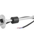 Built Tough Marine Fuel And Water Level Sensor With 200Mm Probe And Us Plug showing stainless steel probe and wiring.