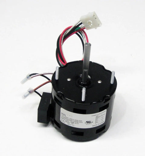Heavy Duty Two Speed Exhaust Fan Motor Replacement For Gemini Loren Cook Model 7173 1580 And Fasco D1100, black motor with wires.