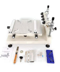 3040 Solder Paste Printer for SMT SMD PCB Stencil, Manual Screen Printer with accessories and 250 x 400 mm work area