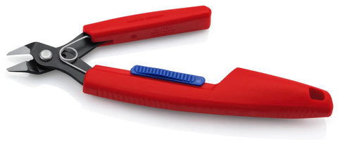 Sleek 6 Inch Slim Zip Tie Pliers With Slick Flush Cutting Action And Asymmetrical Handles engineered for heavy duty rigging work.