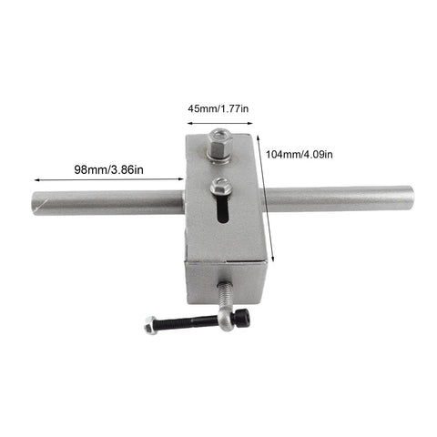 Pro Grade Wall Wiring Machine And Cable Hidden Pipe Threading Tool With Electric Drill Feed System dimensions and steel material close-up.