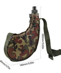 Leakproof Outdoor Water Bottle With Oxford Cloth Canteen Large Capacity For Camping And Backpacking Hydration On The Go Durable And Lightweight
