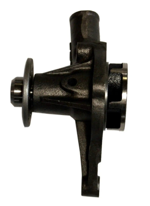 Pro Grade Oe Replacement Water Pump With Gasket For Slick Cooling And Rock Solid Durability, side view with flange and bearing.