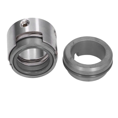 Heavy Duty Mechanical Pump Shaft Seal Featuring Swap In Seconds Graphite And Silicon Carbide Faces With A Built In Bellows Assembly components exposed