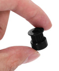 Upgrade Your 3D Printer Setup With This Durable Gt2 Aluminum Timing Belt Pulley Kit Featuring Precision Bearings For Smooth Motion And Reliable Performance On All DIY Projects Including Makerspace Creations. black GT2 aluminum timing belt pulley, 5mm bore, 14mm height