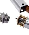 Heavy Duty DC 12V Electric Linear Actuator Motor With 30mm To 50mm Stroke gears and components showing construction details and quality.
