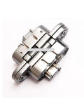 10 Piece Set Of Heavy Duty 3D Adjustable Hidden Door Hinges Crafted From Top Shelf Zinc Alloy For Smooth Swinging On Folding Or Cabinet Doors Delivering Rock Solid Twenty Kilogram Load Capacity, close-up view.