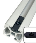 Budget Friendly Twenty Five Pack One Quarter Inch Twenty Threaded Centered Slide In Economy T Nuts in aluminum extrusion track