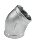 Stainless Steel 304 BSPT Pipe Fitting Set Elbow Three Way Four Way Connector Adapter Threaded Coupler Black Finish