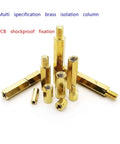 Hella Solid Brass Hexagonal Spacers For Pcb Motherboard M2 M2.5 M3 M4 Interval Bolts showing various sizes and shapes in a 50 piece kit.
