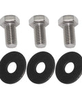 Deck Spindle Bolts And Washers Beefed Up Replacement Kit For Lawn Mowers Three Sets With Belleville Spring Washers And Grade 8 Hardware Replaces 781872 782474 754101 602680 Fits Hustler Super Z And Super Mini, 3 bolts and 3 washers