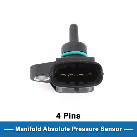Top Shelf Manifold Absolute Pressure Map Sensor Replacement For Kia Sorento Sportage Telluride Optima Rio Sedona OE 393002B000 showing 4-pin connector design.