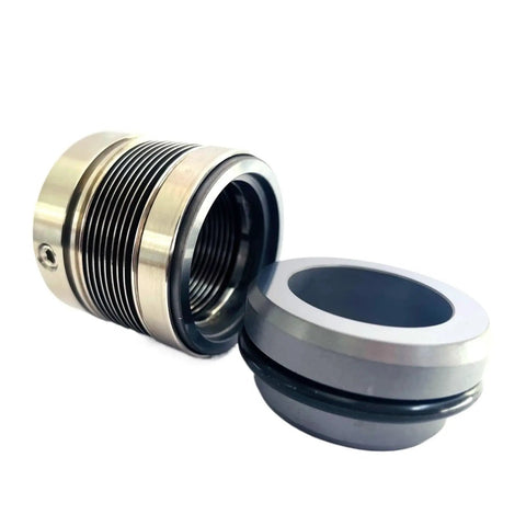 Rugged Metal Bellows Mechanical Seals For 35 mm Shafts Sic Sic Vit construction with detailed threading for industrial use.