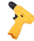 Lightweight Cordless Drill Driver With Badass Torque For Wood And Tile Easy Home Repair Tool showing yellow handheld drill for DIY projects.