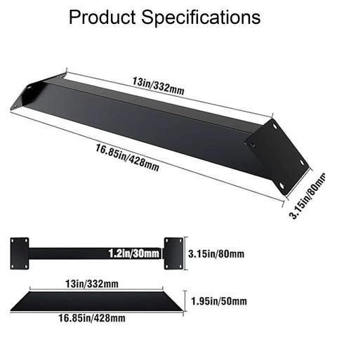Beefy 45 Degree Angle Brackets For Wood Beams And Outdoor Structures, Heavy Duty Corner Braces For Gazebos Treehouses And Pergolas, Steel With Black Powder Coat For Long Lasting Strength And Easy Install DIY Ready