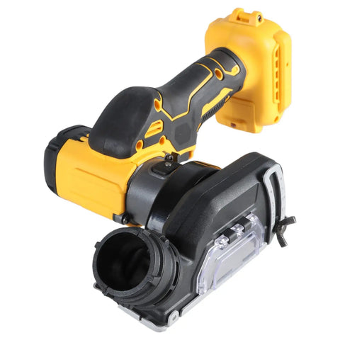 Industrial Workhorse Cordless Angle Grinder With 20000 Rpm Motor featuring ergonomic grip and quick disc swap for heavy cutting.
