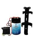 Heavy Duty AC Hard Start Kit For Four To Five Ton Air Conditioners Pre Wired Hvac Starter Plug And Play With Smart Switch and No Sweat Compressor Boost Plus, includes capacitor and mounting bracket.