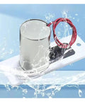 Top Shelf Waterproof Electric Magnetic Lock With Foolproof Fail Safe Access Control and Kick Butt Drop Bolt Deadbolt for Residential Glass Doors and Heavy Duty Gates Built Damn Tough shown with water droplets.