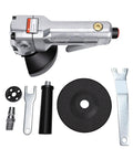 Heavy Duty 4 Inch Pneumatic Air Angle Grinder Spinning At 11000 RPM Smashes Through Rust And Scale Effortlessly parts and tools included.